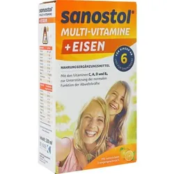 SANOSTOL plus Eisen Saft 230 ml