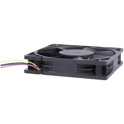 Alphacool L12 ES 120mm 1.000-4.000rpm Fan V1.1 ( 120x120x25mm ) - Two Ball Bearing - PWM (120 mm), PC Lüfter, Schwarz