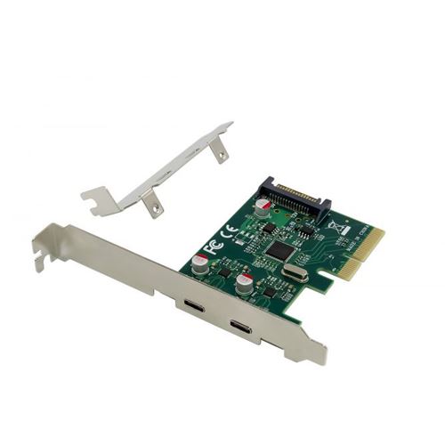 Conceptronic PCI Express Card 2 Port USB-C 3.2 Strom erford.