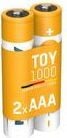 Ansmann 1311-0029 NiMH-accu voor speelgoed, Micro AAA, 1.000 mAh, 2 stuks