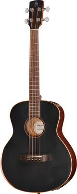 Harley Benton CLB-70SRE Mini SBK Natur matt mit schwarzer Decke