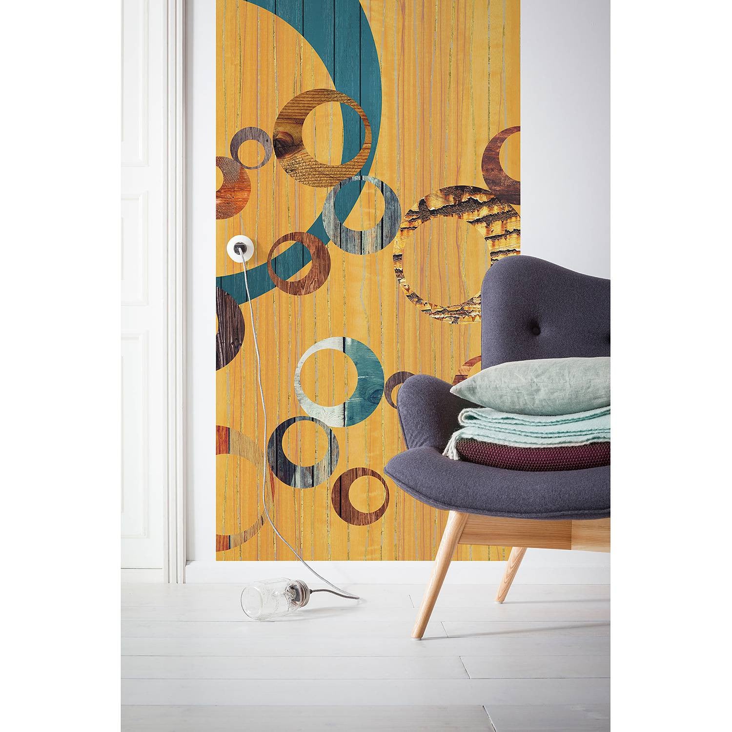 home24 Fotobehang United Mural Textiel 100cm