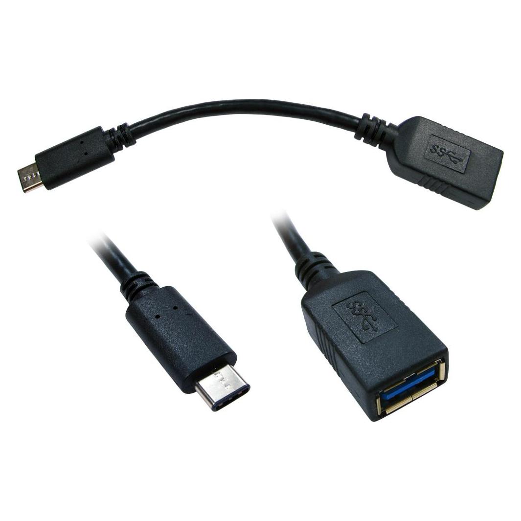 Cables Direct CDL 1m 5 Gbps C (M) -A (F) Cable (1 m) (USB3C-951-100CM)