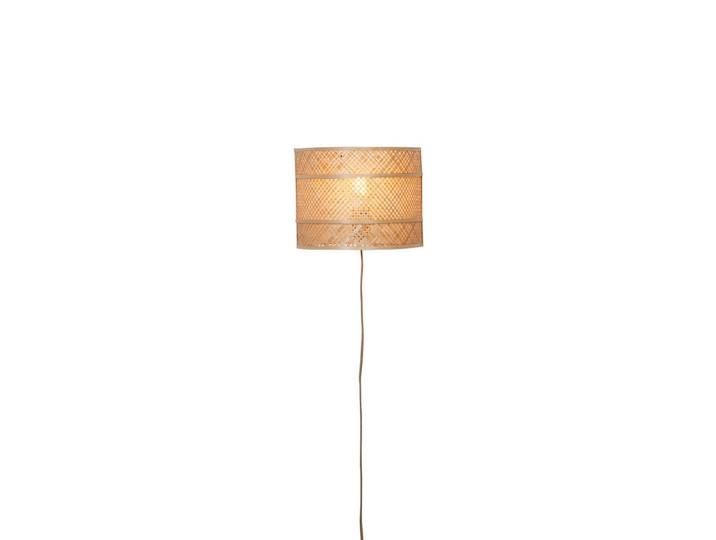 Good & Mojo Wandleuchte Good \u0026 Mojo, Naturfarben, Naturmaterialien, rund, 19x25x19 cm, Lampen & Leuchten, Innenbeleuchtung, Spots & Strahler, Wandstrahler
