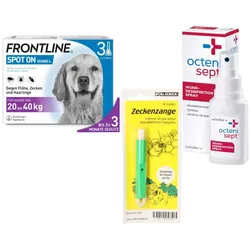 Zecken-Set Hund L (20-40 kg) 1 Sparset