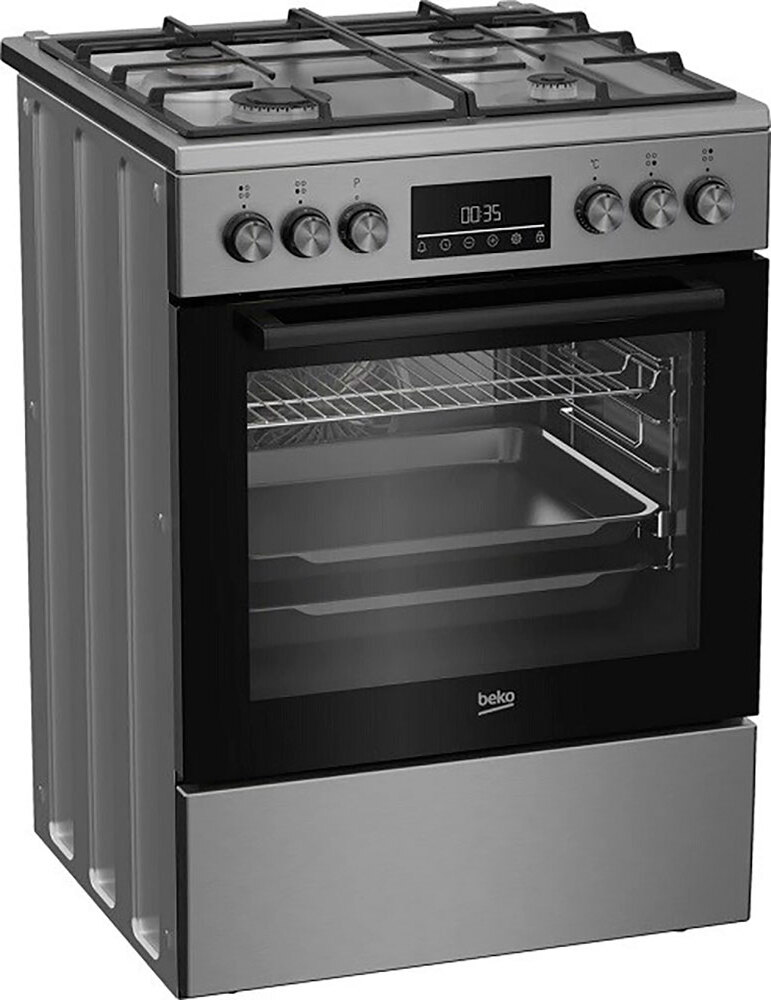 Beko Fbm62330gxtn 60 Cm Gasherd Mit Backofen 4 Brennern One Size