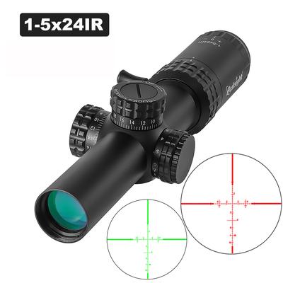 Red And Green Illuminated Tactical Optical Rifle Scope, Compact Scope Sight For Hunting sight With 20mm