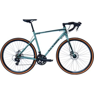Gravelbike WYNN "GRL3.0" Gr. 56, grün, grün, Fahrräder, 56cm, 28 Zoll (71,12cm) hinten: 28 Zoll (71,12cm)