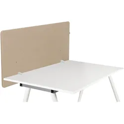 hjh OFFICE Tischtrennwand FLEXMIUT D1 Aluminium