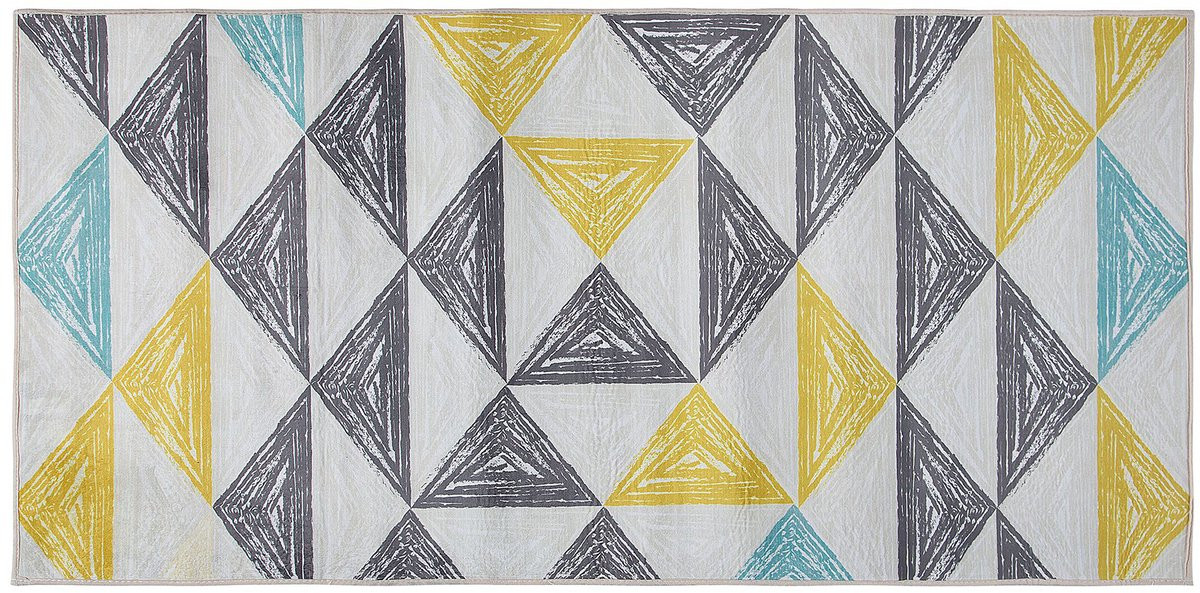 Beliani Modern Geometrisch Vloerkleed - Rechthoekig - Polyester