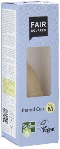 Fair Squared Copa Mestrual de Látex Natural talla M 12 ml