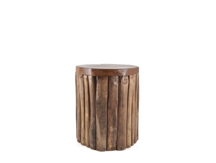 Tabouret en bois marron
