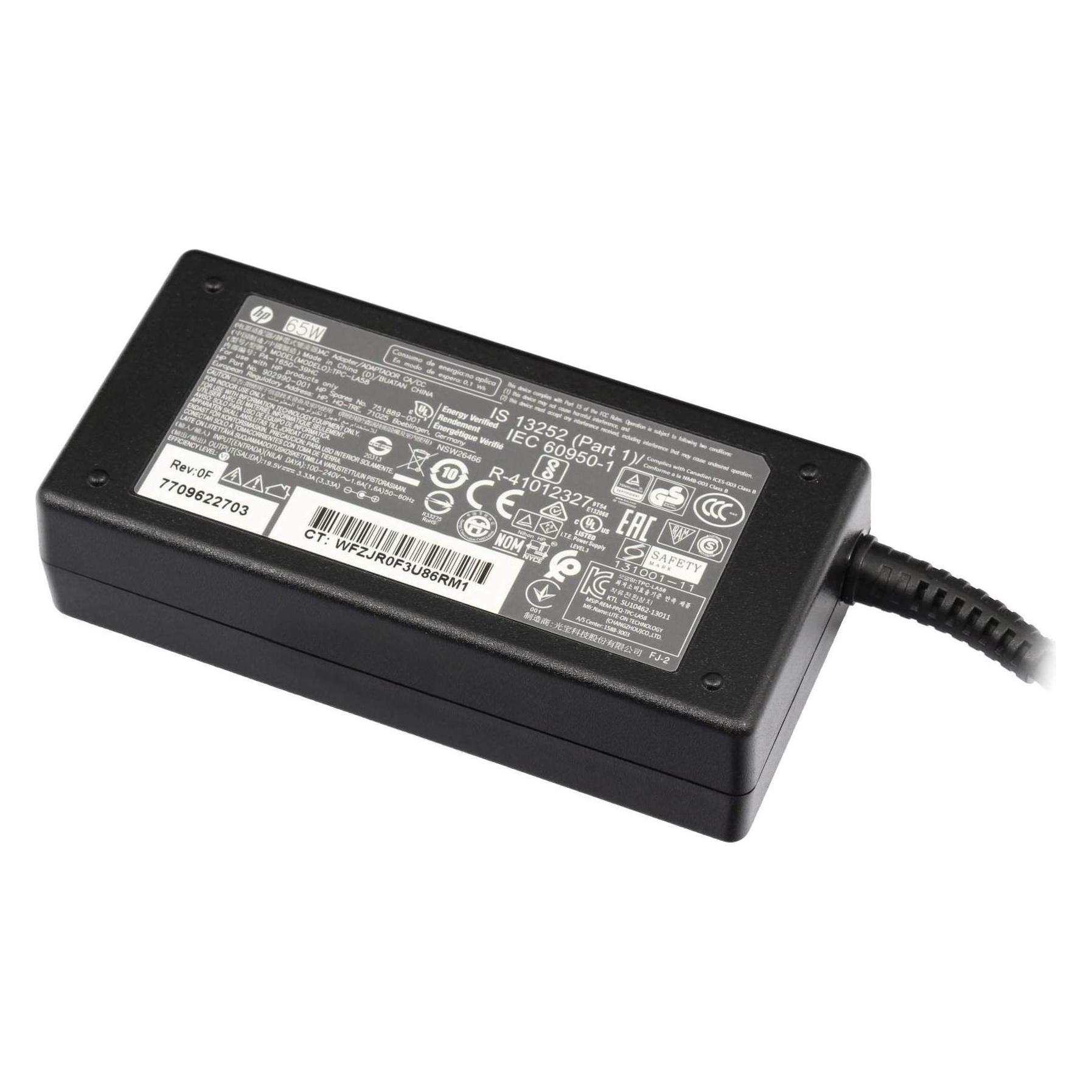 HP HPI GNRC-AC ADAPTER 65WNPFC SMART 7.4MM (65 W) (932447-850)
