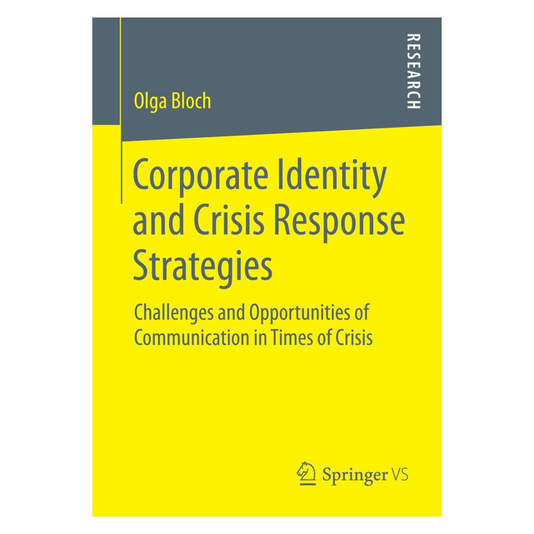 Springer Corporate Identity and Crisis Response Strategies (Englisch, Softcover, Olga Bloch) (55555920)