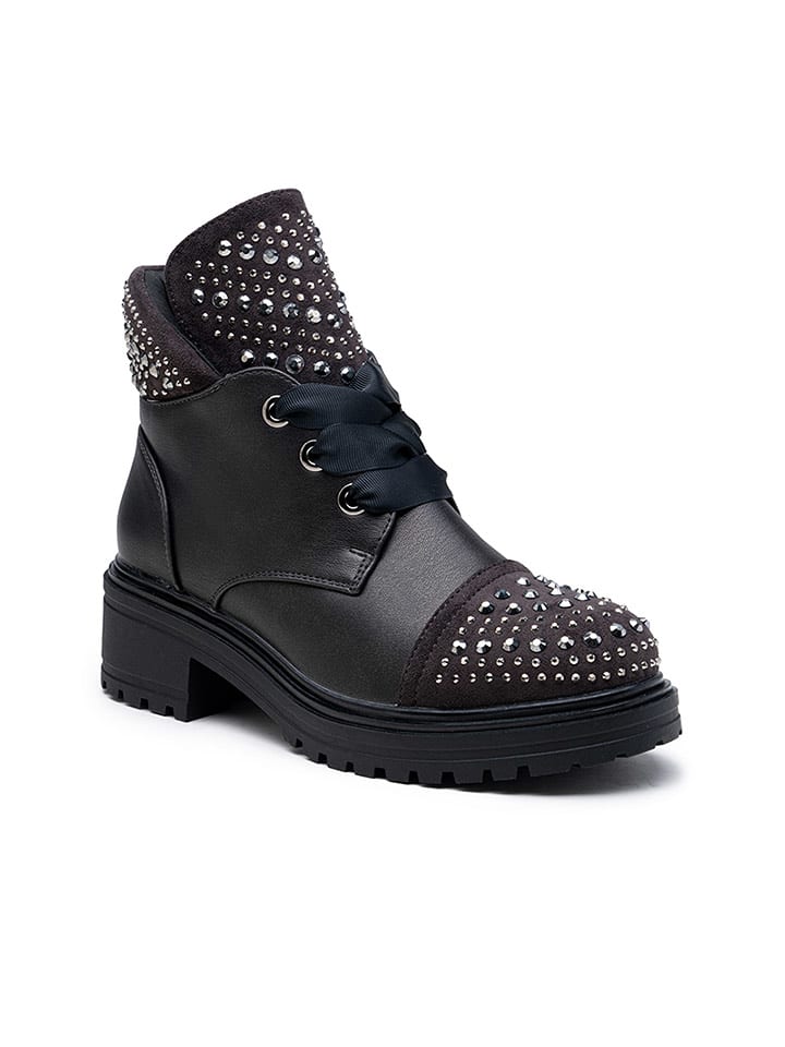 Foreverfolie Boots in Anthrazit - 37