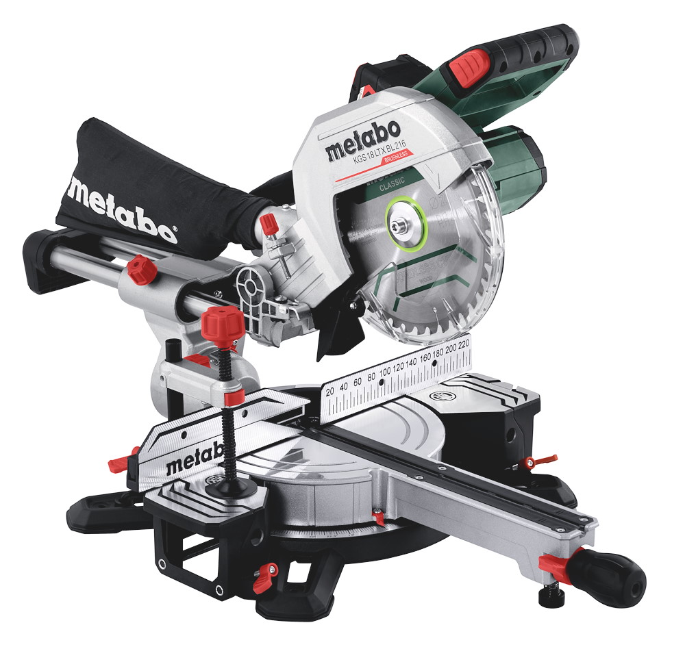 METABOWERKEG Akku-Kappsäge KGS 18 LTX BL 216 (1x4,0Ah, ASC 55) 16950558
