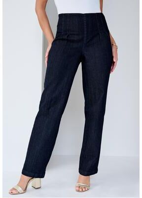 Plus Size Women's Sculpt Fit Straight Leg Jean by Jessica London in Indigo (Size 26 W)