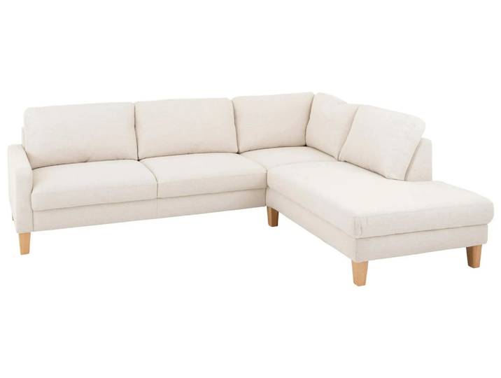 Ecksofa Cagliari Candy / Farbe: Nature / Bezugsmaterial: Stoff