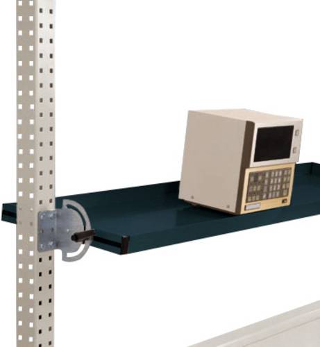 Manuflex AS1713.7016 Neigbare Ablagekonsole für PACKPOOL Packtische, Nutztiefe 195 mm. Für Tischbreite 1750mm