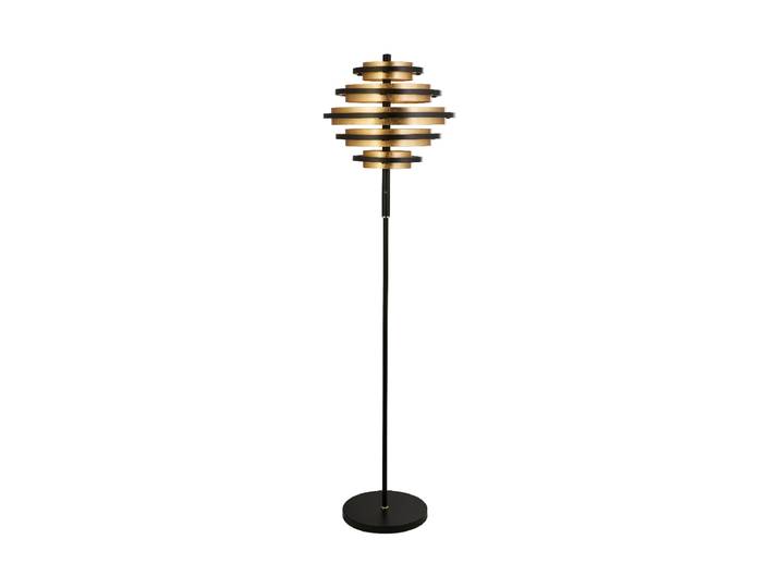 Dimmbare LED Stehlampe „Hive“ Schwarz, Gold Searchlight