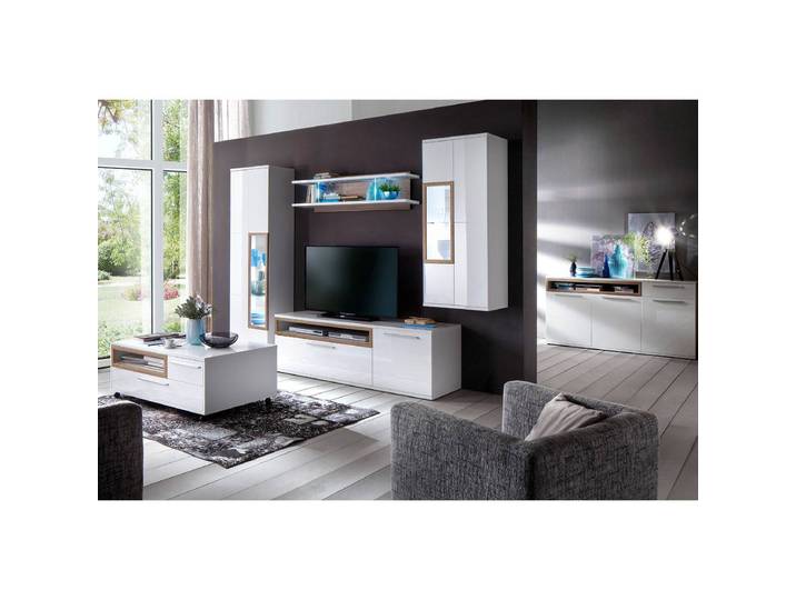 Éclairage LED pour vitrine lot Blanc Matériau : Bois manufacturé