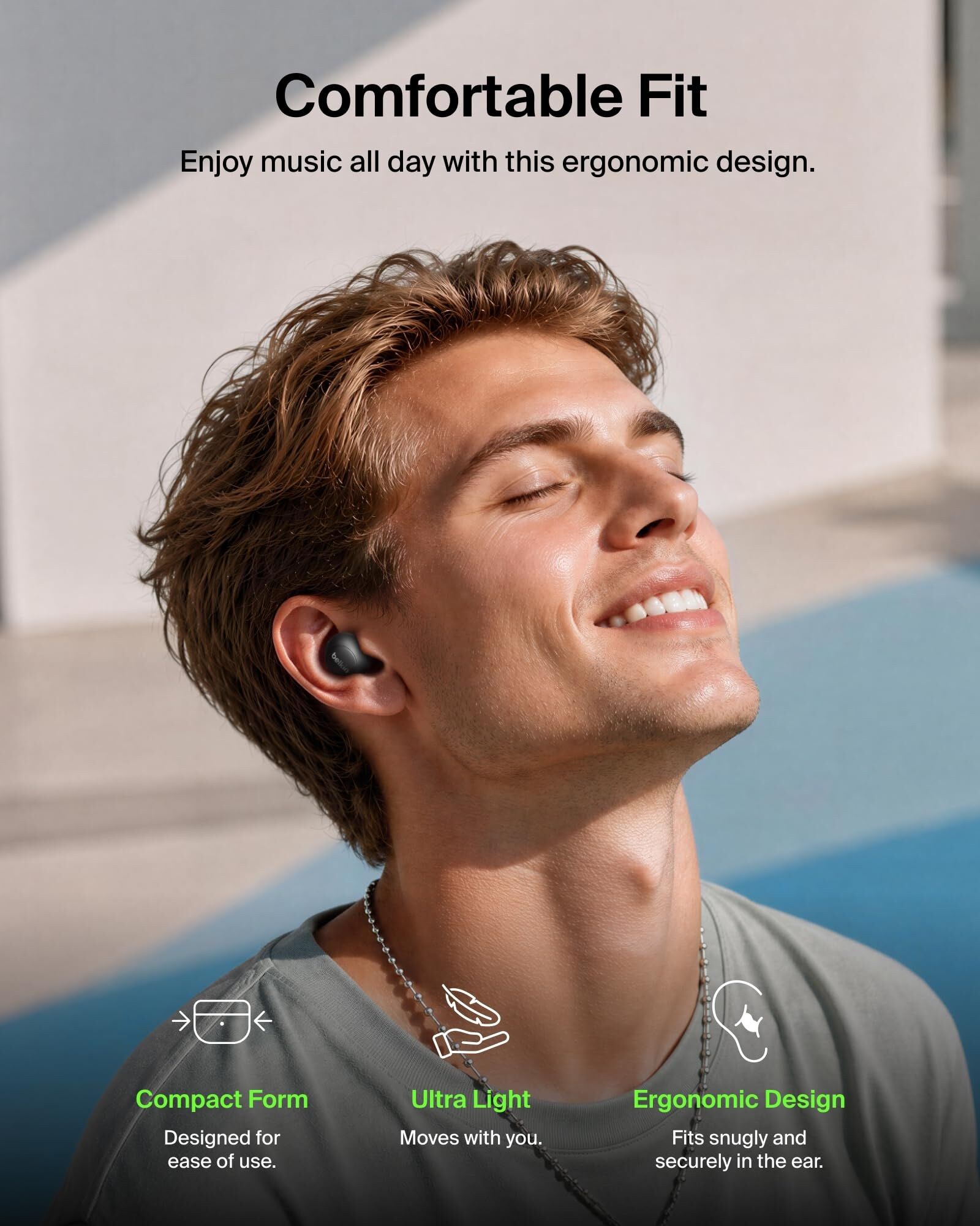 Belkin SoundForm Dot True Wireless Earbuds - Black