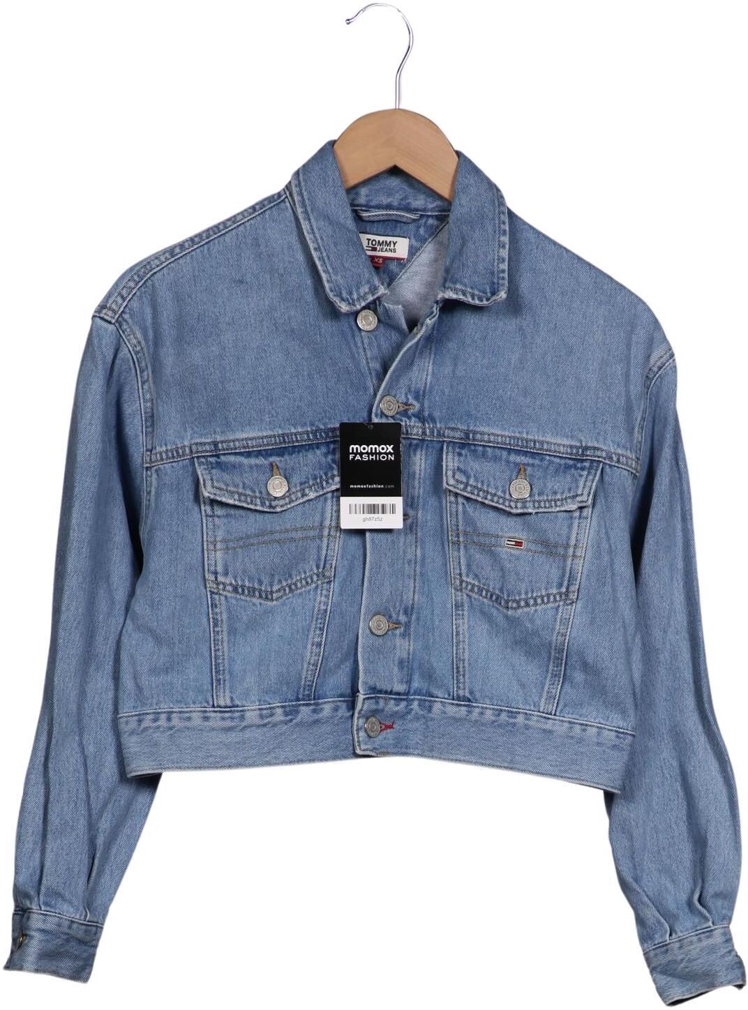 Tommy Jeans Damen Jacke, Mehrfarbig, Gr. XS, Baumwolle - Second Hand
