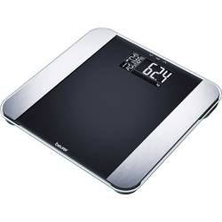 Beurer BF LE Körperanalysewaage 748.17 digital Wägebereich (max.)=150 kg Schwarz, Silber