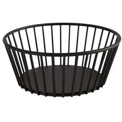 APS Brot- und Obstkorb »URBAN« silber, 17x6.5x17 cm