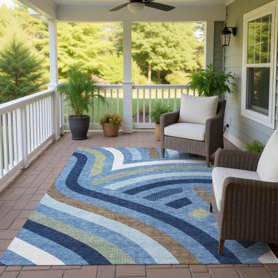 Addison Rugs Machine Washable Indoor/ Outdoor Modern Jalen Chantille Rug
