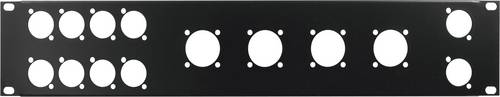 Omnitronic Frontplatte Z-19 8x D-Type/4xNL8/T 2HE 2 HE