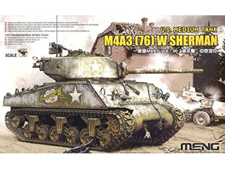MENG-Model TS-043 1/35 M4A3 (76) W modelbouwset, verschillende