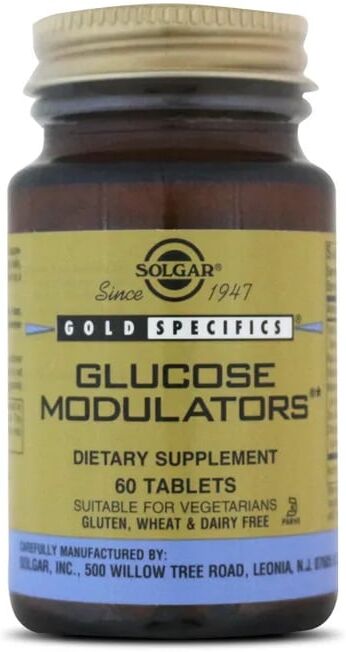 Solgar GLUCOSE MODULATORS 60 Tabs