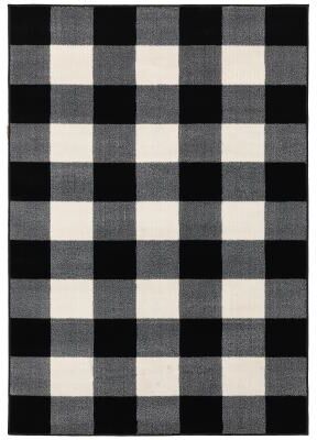 Style Haven The Gray Barn Told Gait Gingham Checker Area Rug