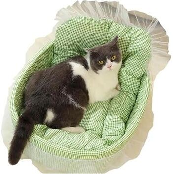 Inspire Essentials Princess Plush Pet Sofa Bed For Cats And Small Dogs 2