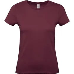 B&C Damen T-Shirt #E150 TW02T burgundy M