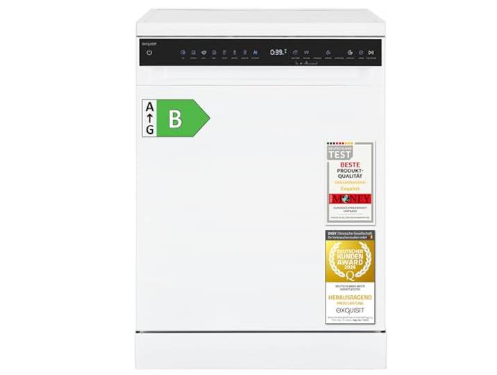 Exquisit GSP9616-450B Geschirrspüler - 60cm Spülmaschine - 16 Gedecke