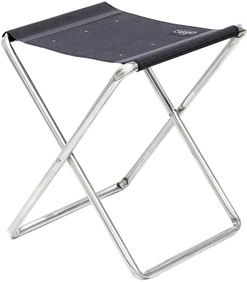 Campinghocker "CRESPO Alu Sitzhöhe 45 cm", grau (anthrazit), Hocker, B/H/T: 38cm x 58cm x 37cm, Campinghocker, B:38cm H:58cm T:37cm anthrazit B/H/T: 38cm x 58cm x 37cm