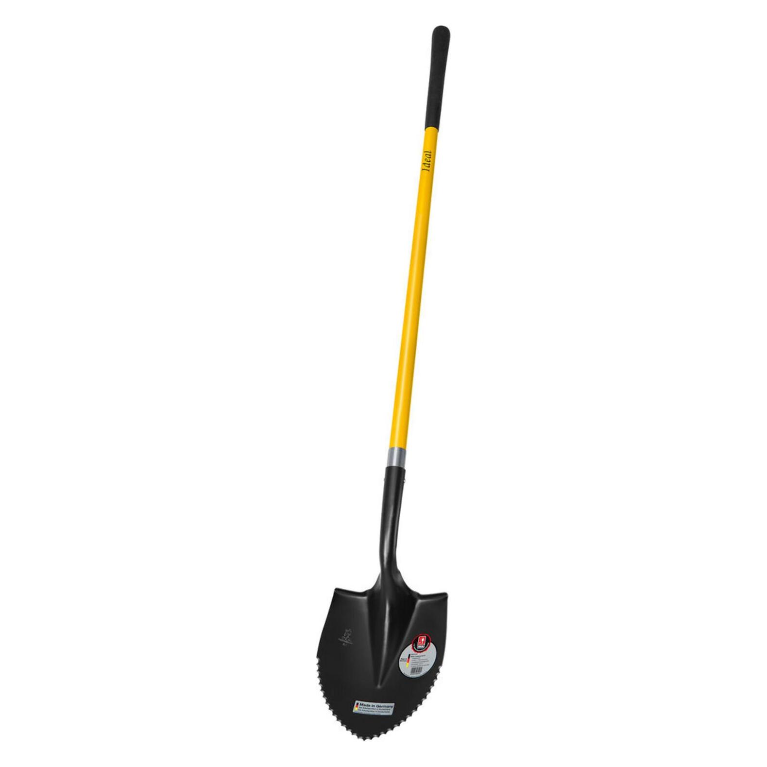 Magni IDEAL-Spatenschaufel klein mit Wellenschliff für Feste, steinige Böden, Schaufel mit gebogenem Tritt (81112273)