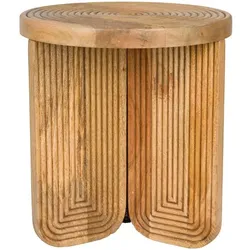 Zuiver Beistelltisch Maeze Holz Orange Mango