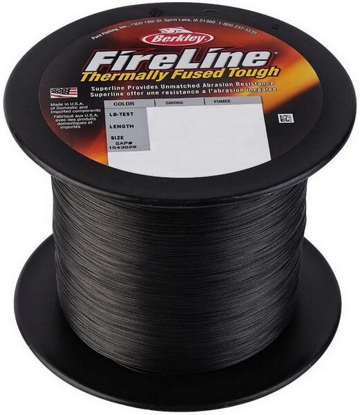 Berkley Fireline - Påspoling-Smoke-0,12mm