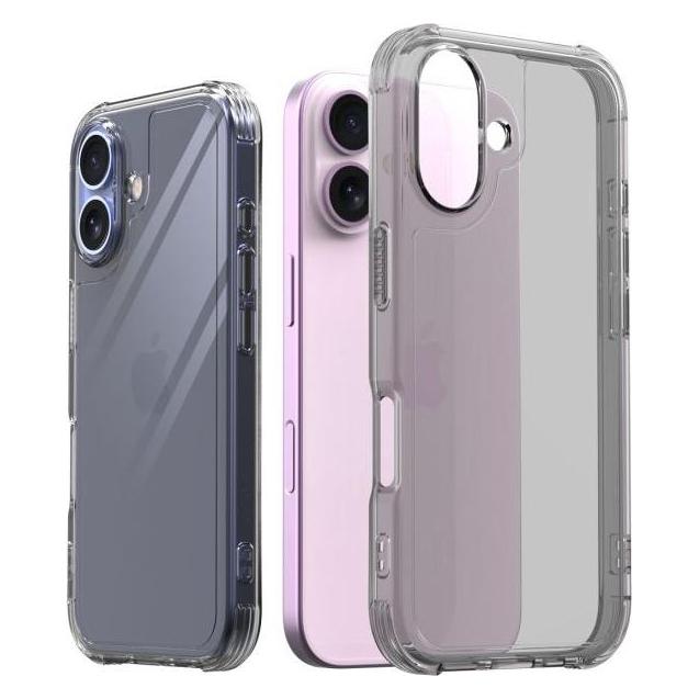 Araree etui Flexield iPhone 16 6.1" dymny/clear black AR20-02101B (Apple iPhone 16) (AR20-02101B)