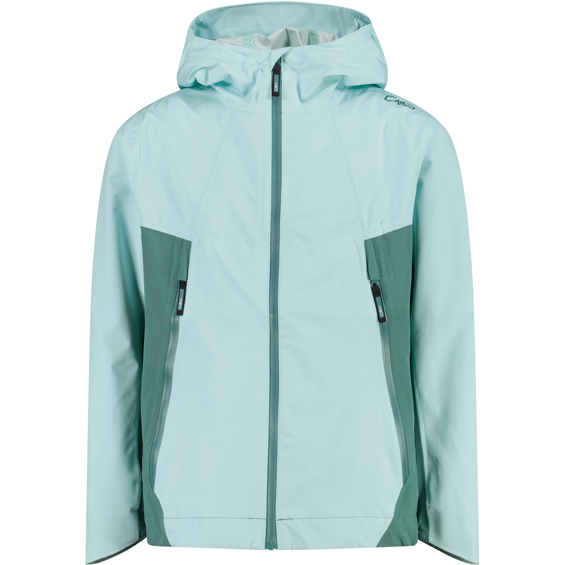 CMP Kinder Regenjacke blau Größe 104 Trekking Winddicht Wasserabweisend
