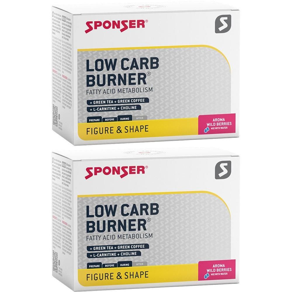 Sponser Low Carb Burner Wild Berries 2x 2x20x6 g Brausetabletten