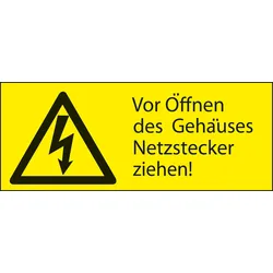 W 74403 - Warnschild: Netzstecker ziehen