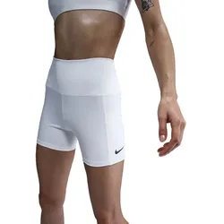 NIKE Court Dri-FIT High-Waist Tennisshorts Damen 101 - white/black M