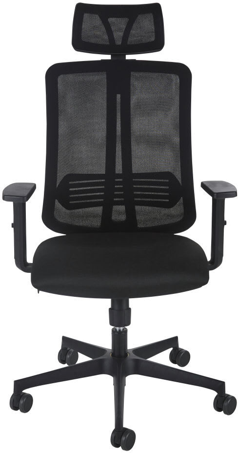 Maisons du Monde Chaise de bureau professionnelle noire Noir 70x126x75cm