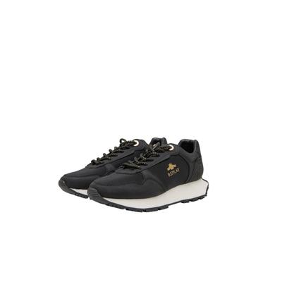 Sneaker REPLAY "Replay AVALAN W", Damen, Gr. 39, schwarz, Leder, Schuhe Sneaker