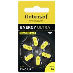 Intenso Hörgerätebatterie PR70-10 1.45 V 6 St. 86 mAh Zink-Luft 7504416