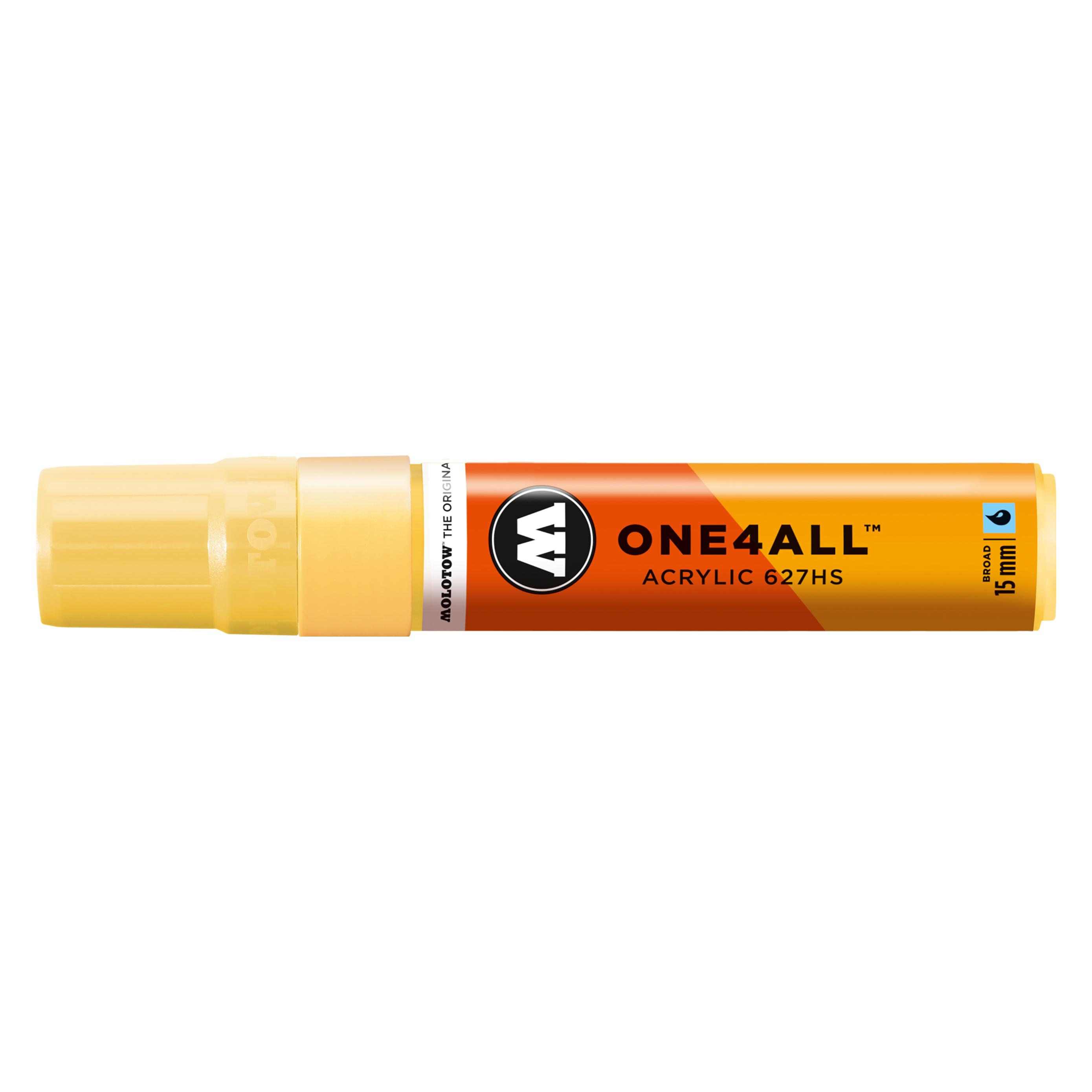 Molotow Permanentmarker One4All 627 HS nachfüllbar 15mm vanille pastell (1x) (MO627213)